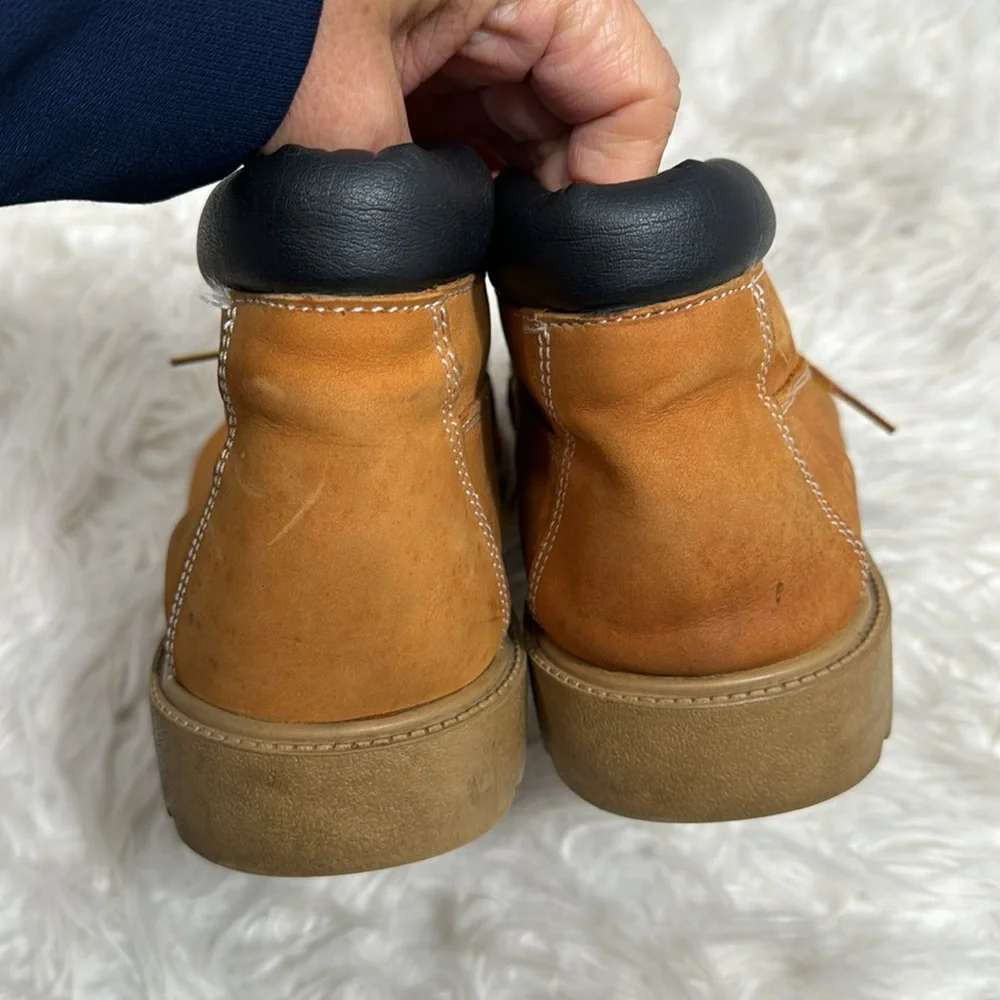TIMBERLAND CHUKKA TAN LEATHER WATERPROOF BOOTS
